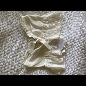 White crop top. Never worn